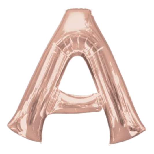 34" Rose Gold Letters