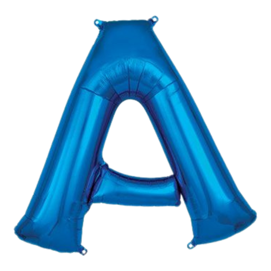 34" Blue Letters