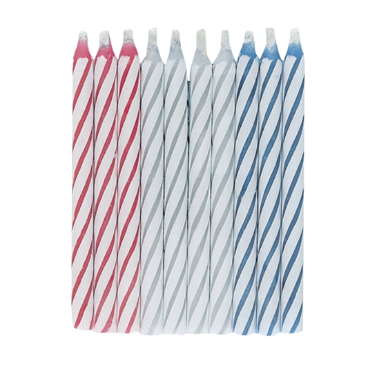 Multicolor Magic Birthday Candle  10ct