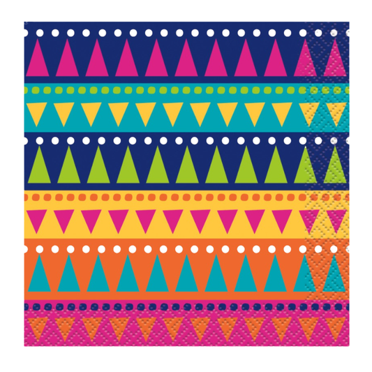 Diwali Fiesta Beverage Napkins  24ct