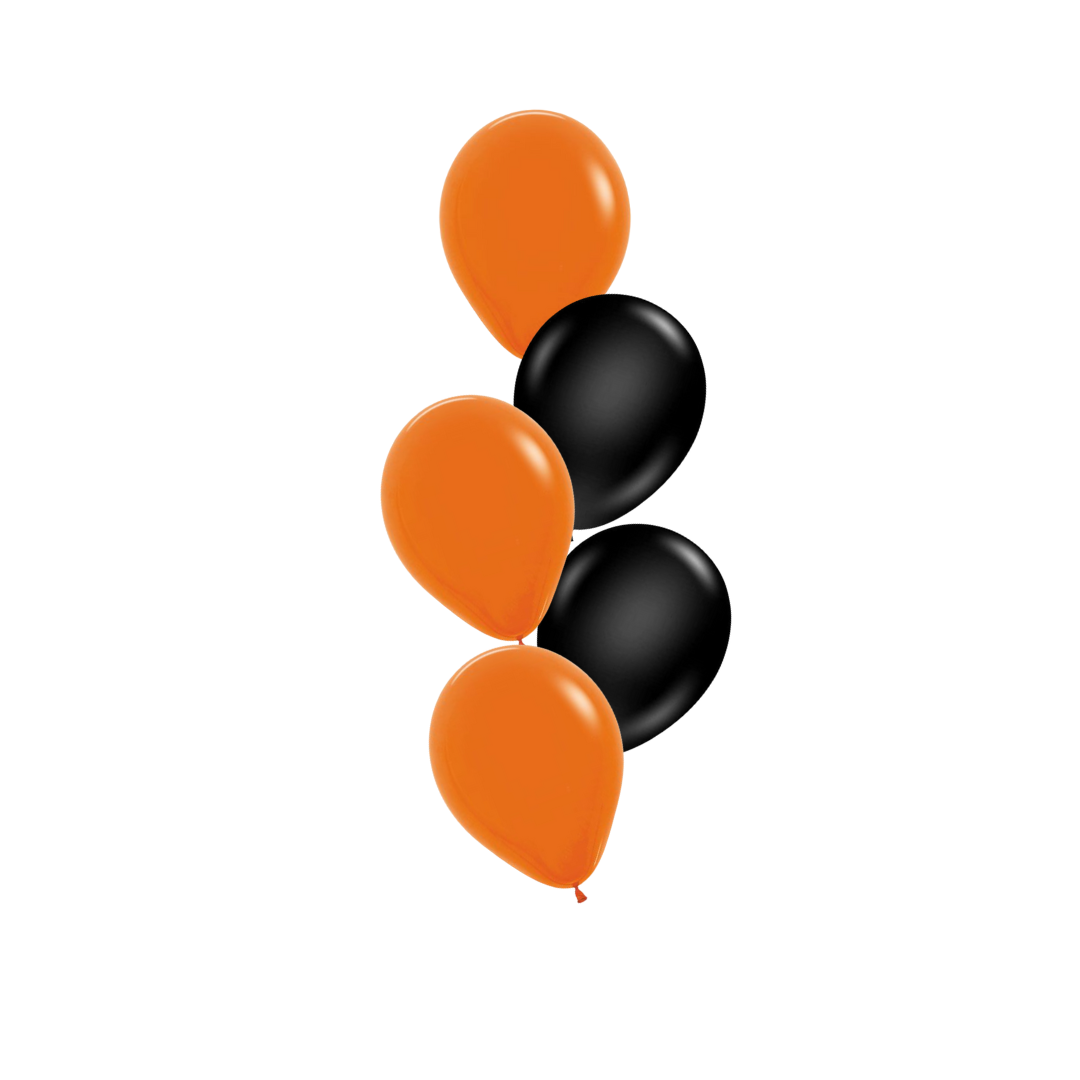 Halloween Bouquet - 5 Latex Balloons