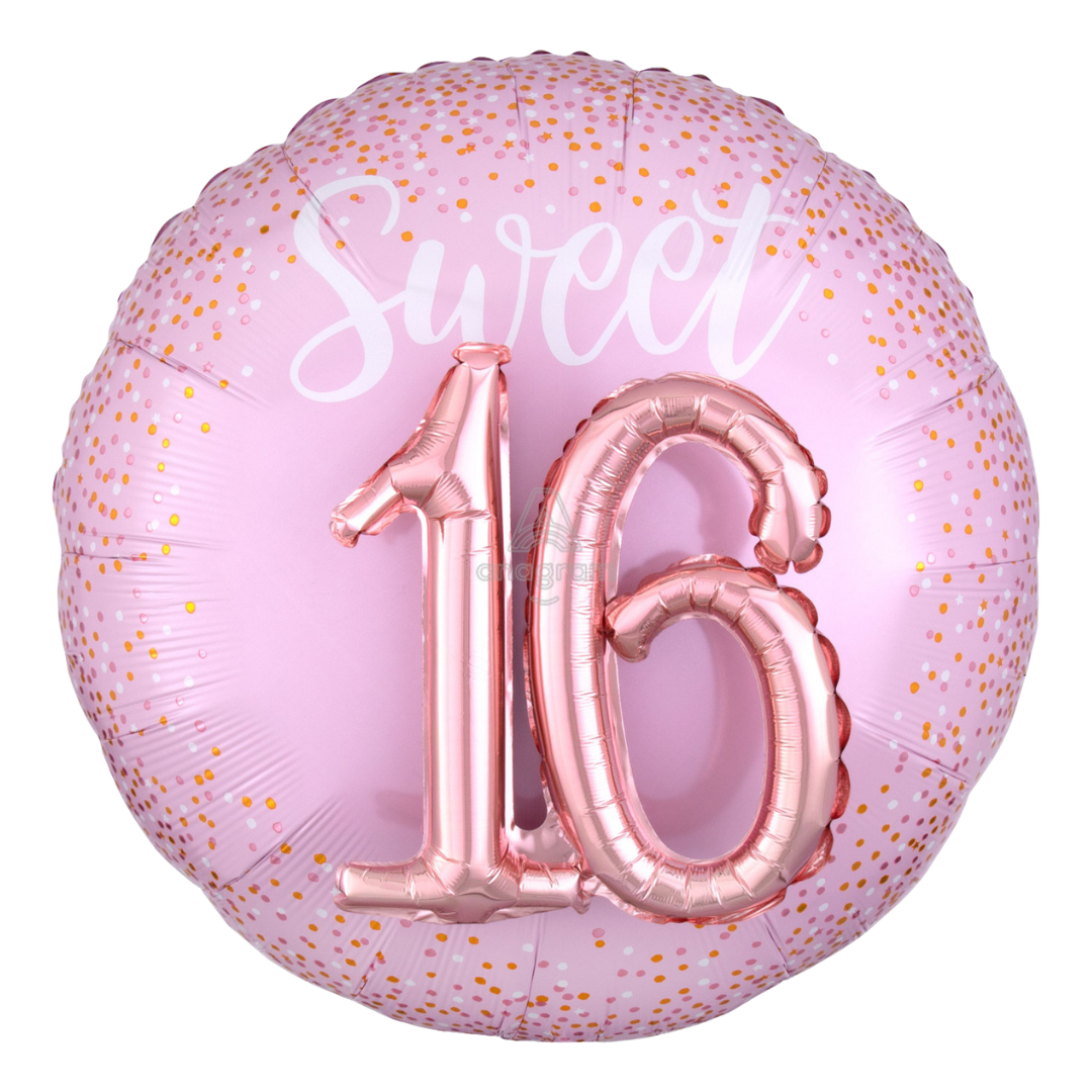 36"A Sweet Sixteen 16 Blush Multi