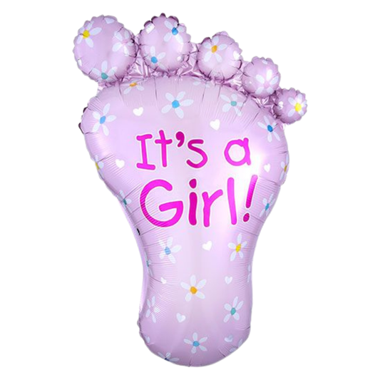 32" IT'S A GIRL FOOT