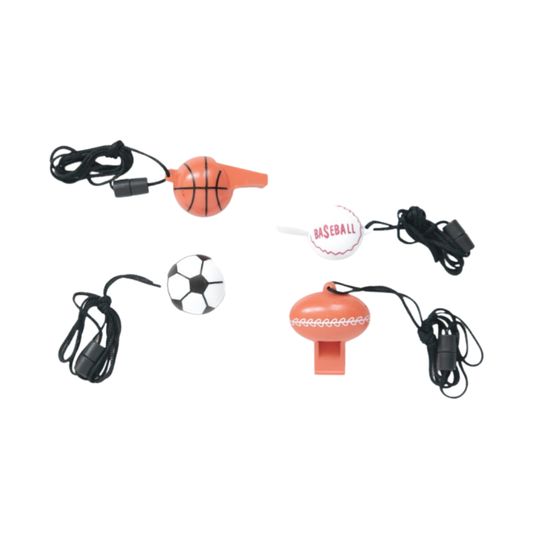 Sport Ball Whistle Favors  4ct