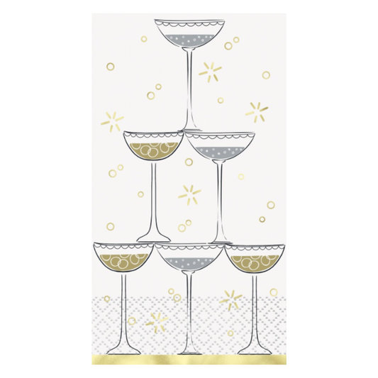 Toast to New Years Guest Napkins  16ct