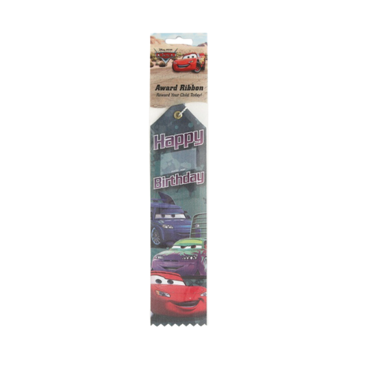 Disney Cars Birthday Award Ribbon