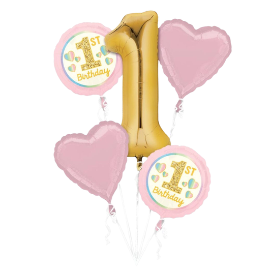 1st Birthday Balloon Bouquet