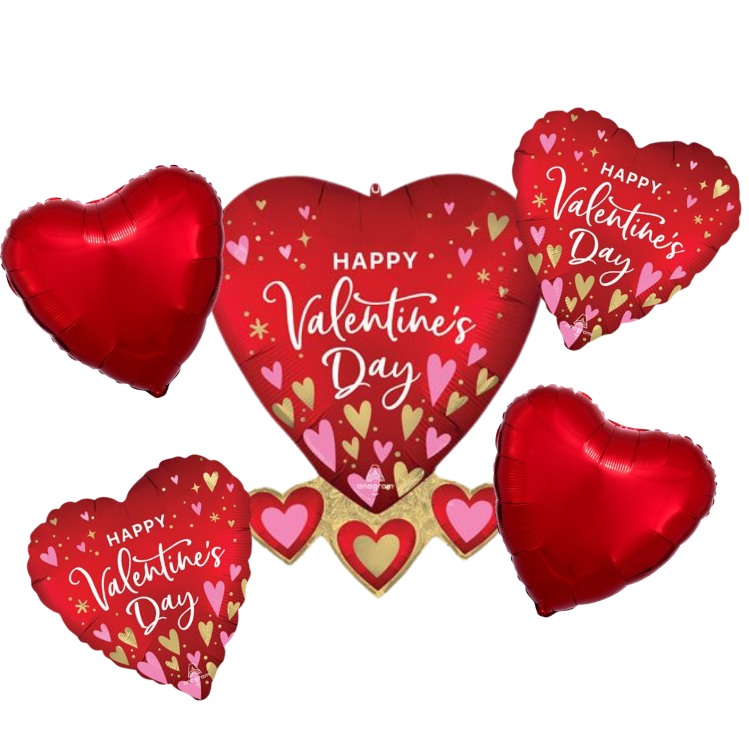 Happy Valentine's Balloon Bouquet