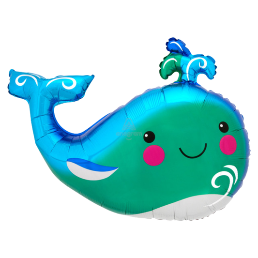 34"A Happy Whale