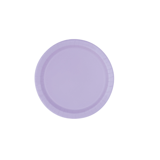 Lavender Solid Round 9" Dinner Plates
