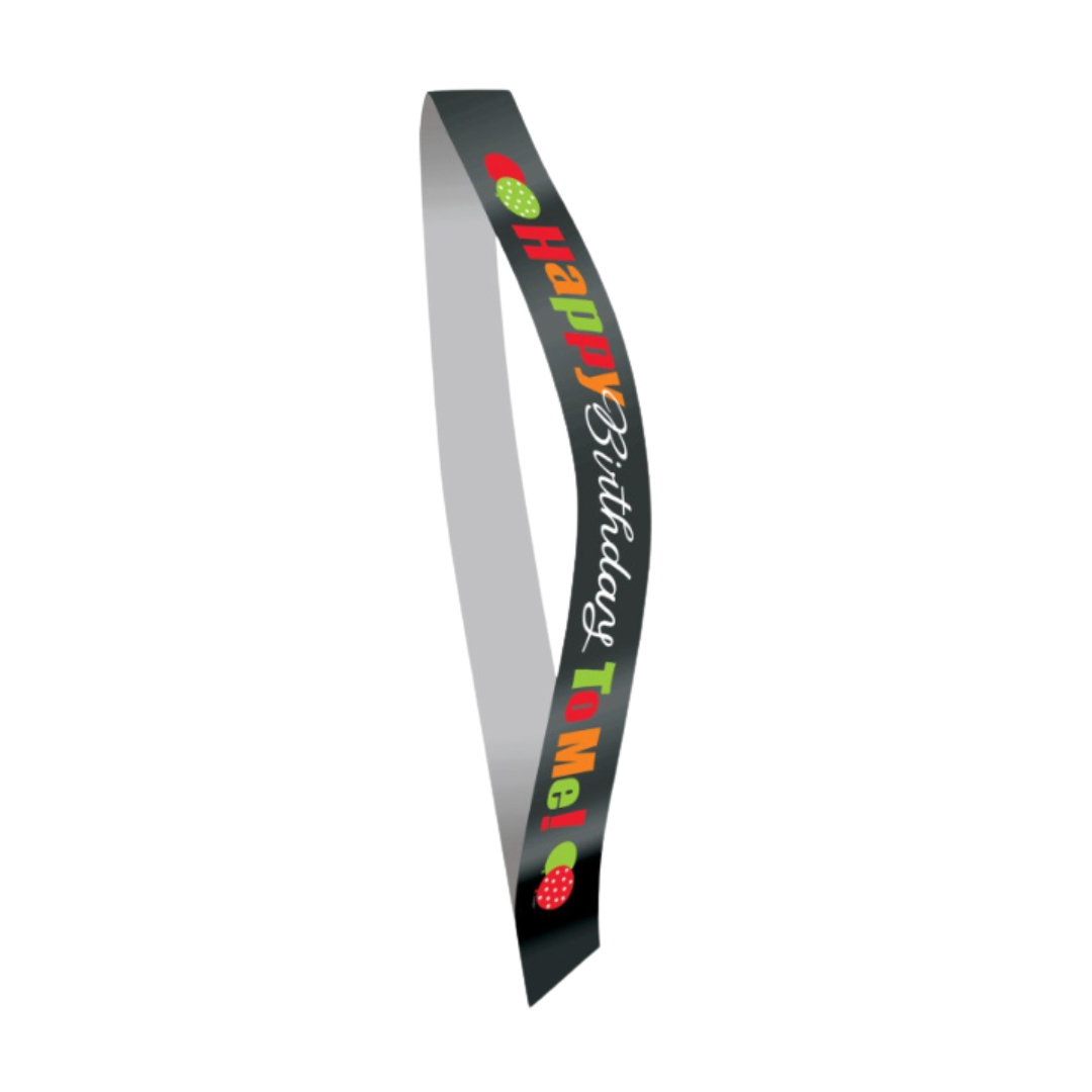 Birthday Cheer Satin Sash