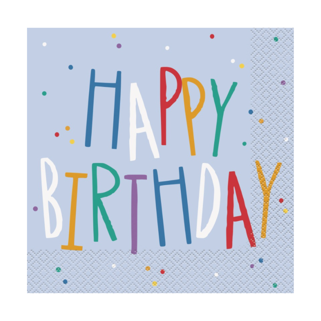 Birthday Mayhem Luncheon Napkins  16ct
