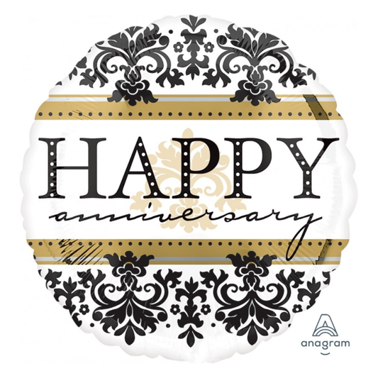 18" Happy Anniversary Fancy Foil