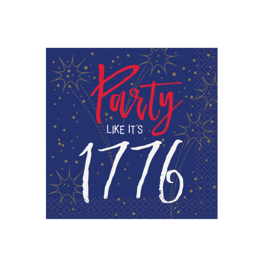 Party Like it's 1776 Beverage Napkins  16ct
