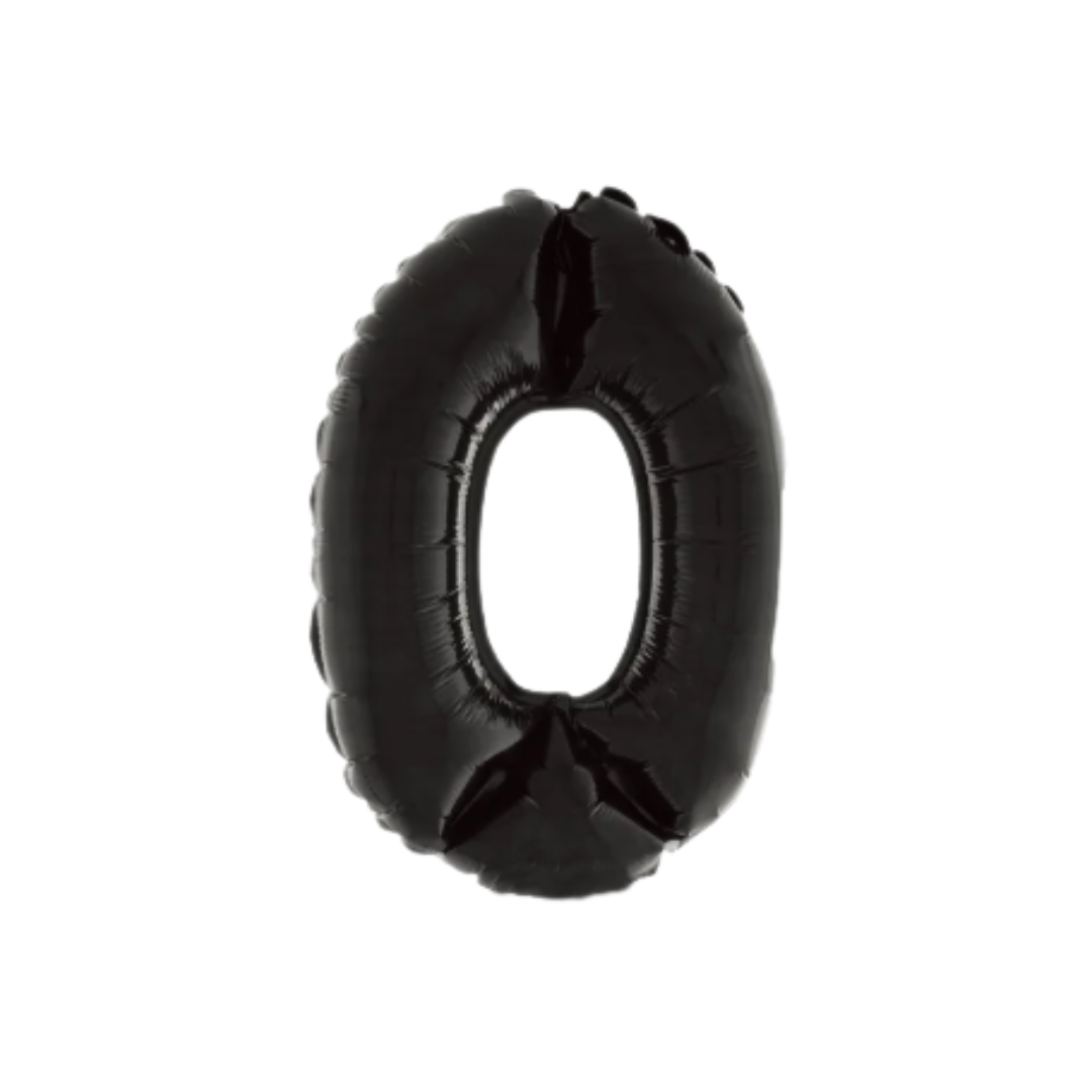 14" Black Numbers (Air Fill Only/Does Not Float)