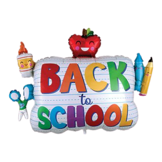 34" BACK TO SCHOOL ICONS