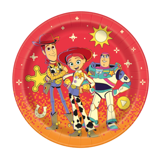 Disney Toy Story 5 Round 9" Dinner Plates  8ct