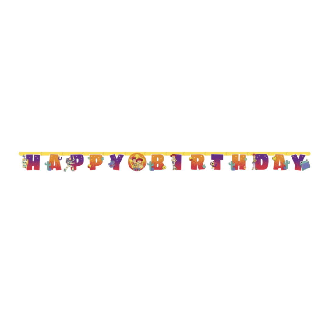 Disney Toy Story 5 "Happy Birthday" Cutout Jointed Banner