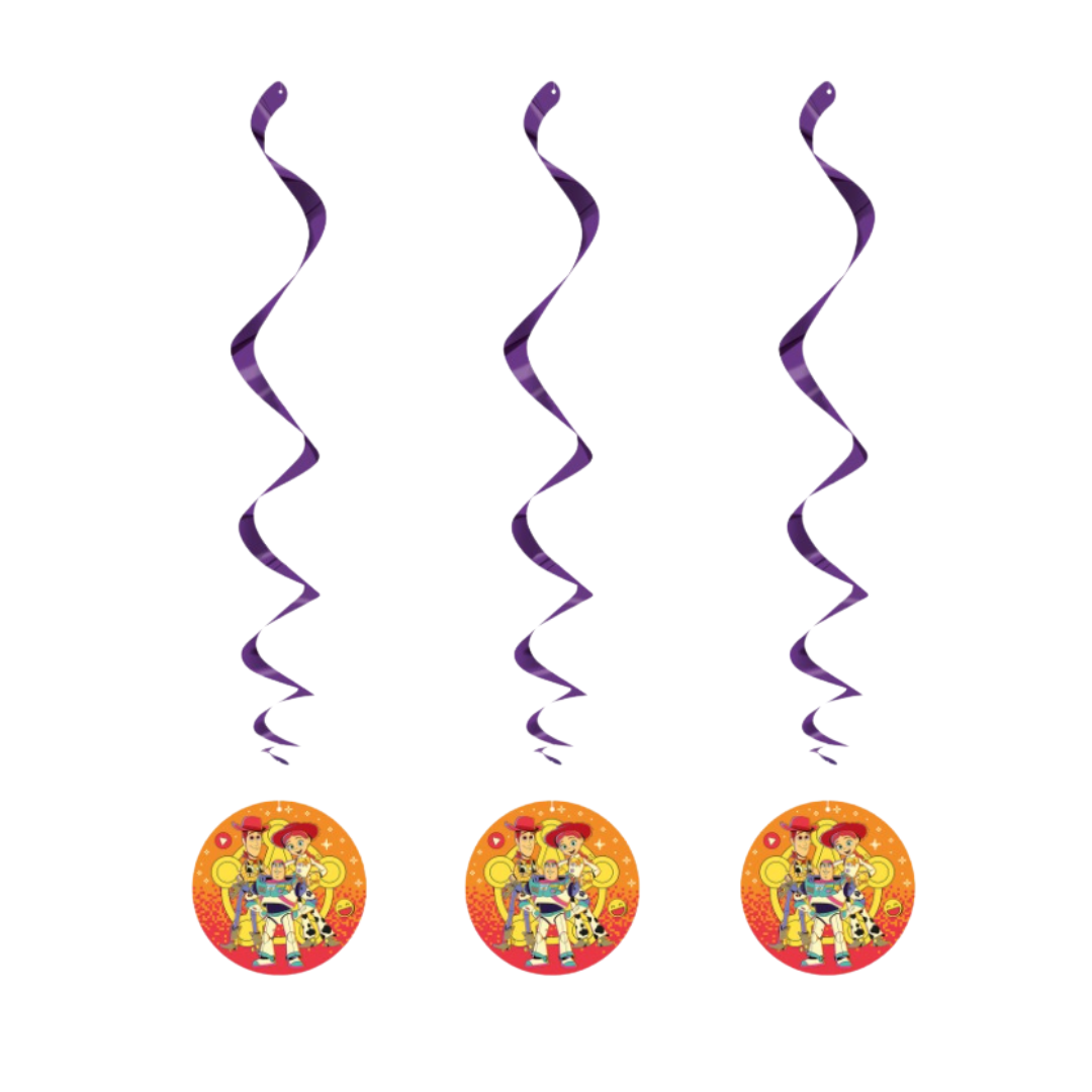 Disney Toy Story 5 26" Hanging Swirl Decorations  3ct