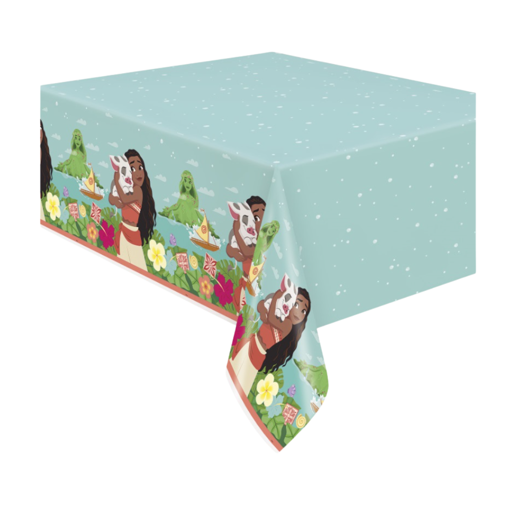 Disney Moana Rectangular Plastic Table Cover  54" x 84"