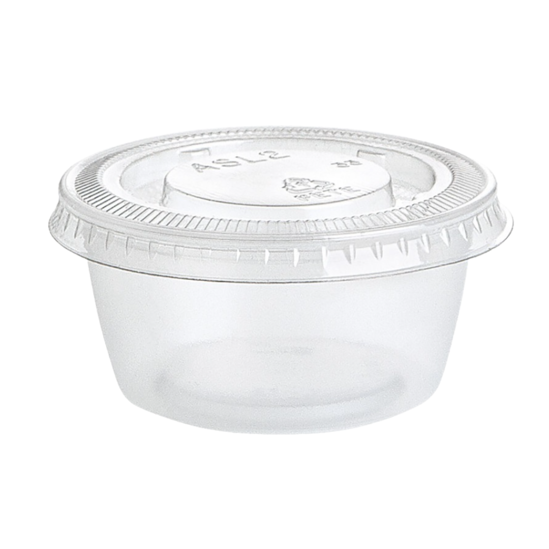 Gelatin Shot Cups with Lids 2oz  50ct