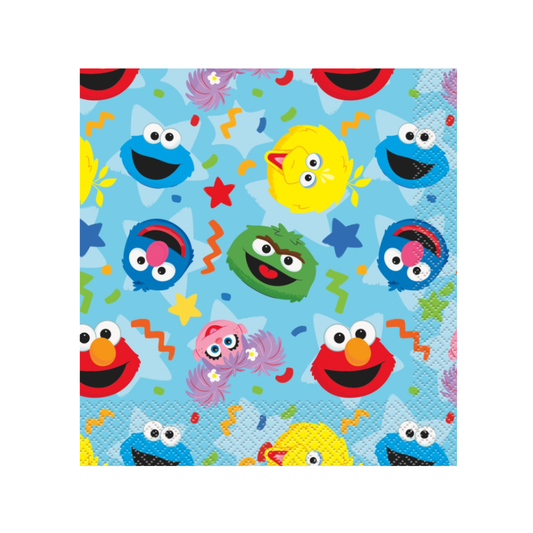 Sesame Street Luncheon Napkins  16ct