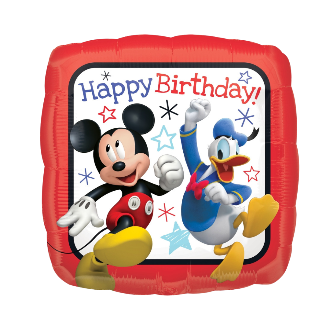 18"A Mickey Mouse Roadster Happy Birthday