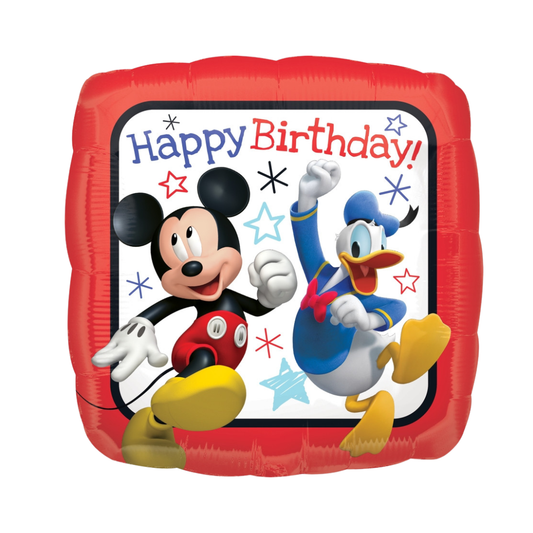 18"A Mickey Mouse Roadster Happy Birthday