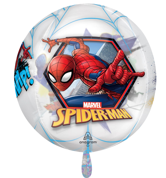 16"A Spiderman Clear Orbz