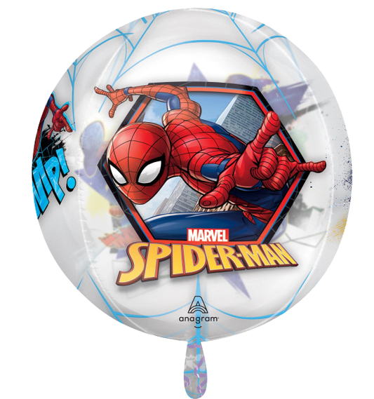 16"A Spiderman Clear Orbz