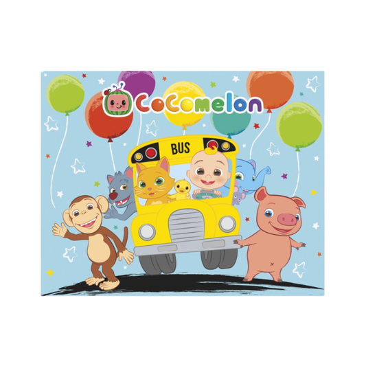 Cocomelon Photo Booth Backdrop  60"x48"