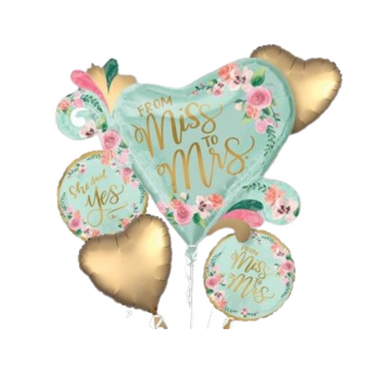 Bouquet Miss to Mrs (She Said Yes)