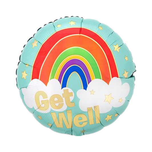 18" Get Well Golden Rainbow