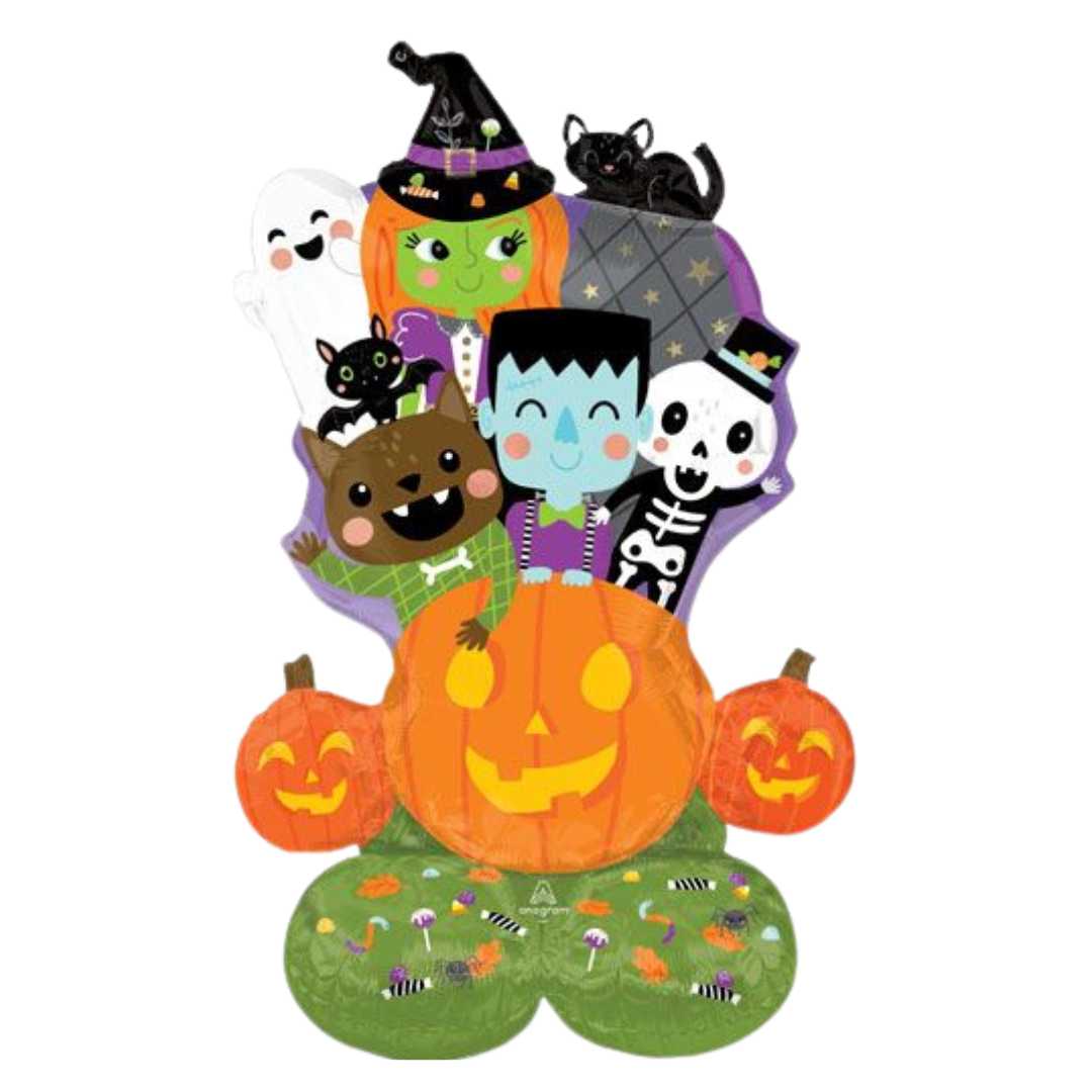 48" AirLoonz Monster Mingle Pumpkin