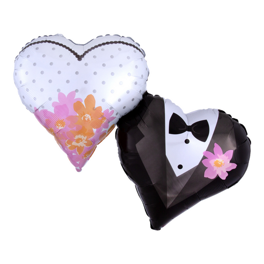 30"A Wedding Couple Hearts