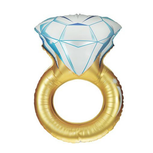 GOLD DIAMOND WEDDING RING 37"