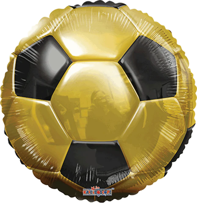 18" Gold Soccer Ball Foil