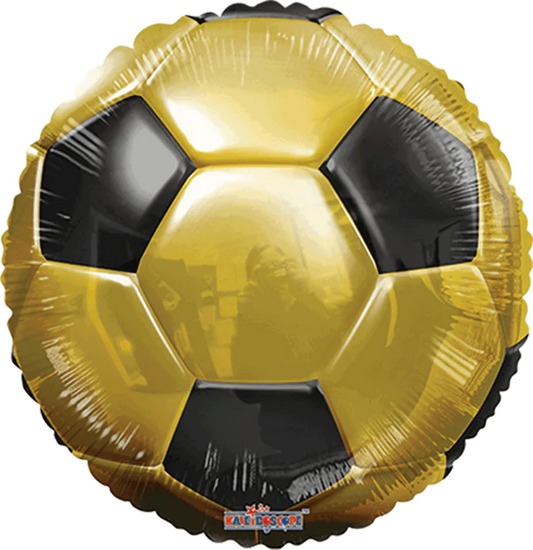 18" Gold Soccer Ball Foil
