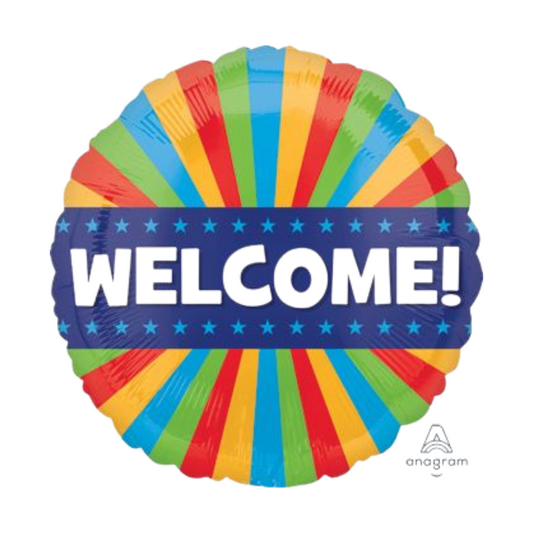 18" Welcome Balloon