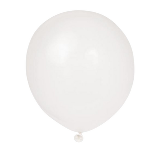 12" Latex Balloons 10ct - White