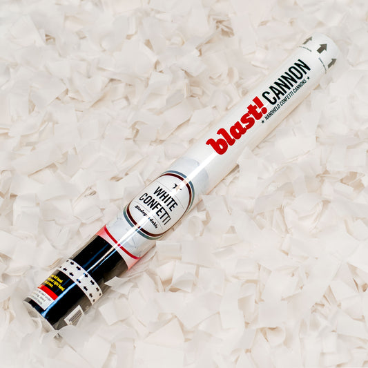 White Confetti Cannon
