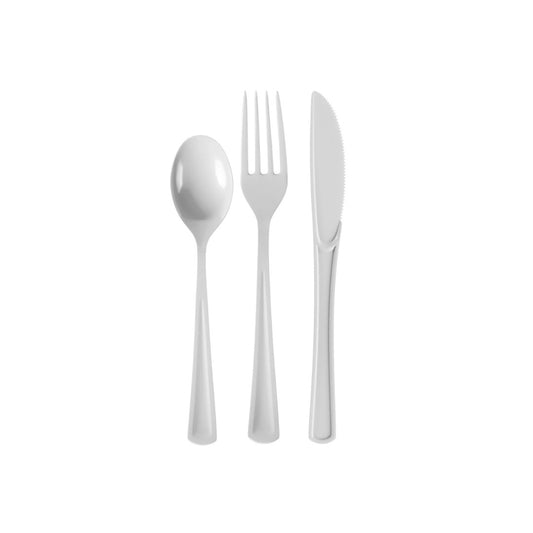 White Cutlery Combo Pack