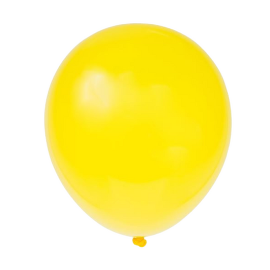 12" Latex Balloons 10ct - Yellow