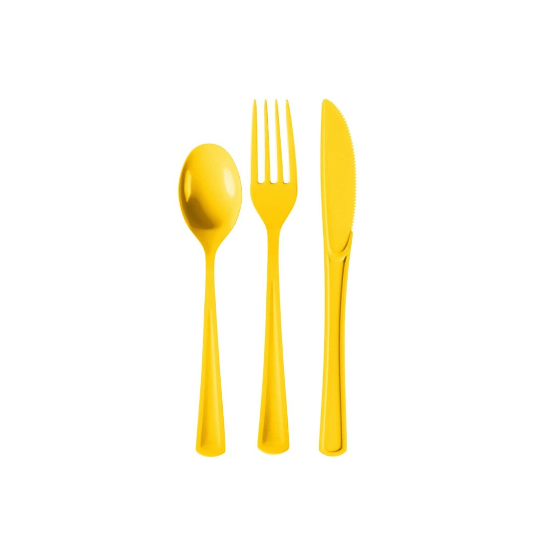 Yellow Cutlery Combo Pack