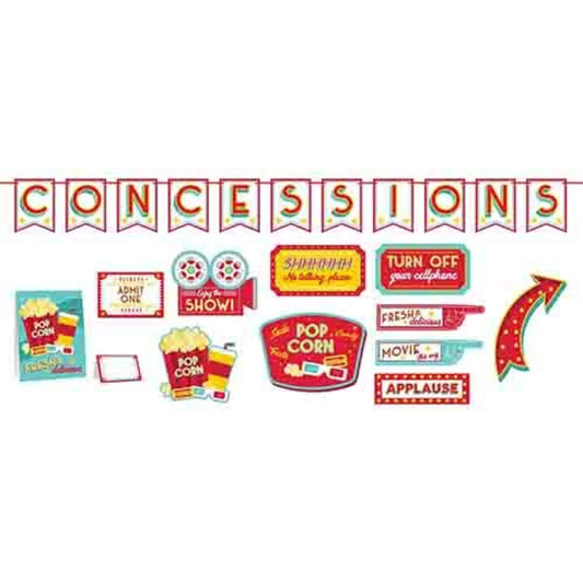 Movie Night Decorating Kit 19 Pcs