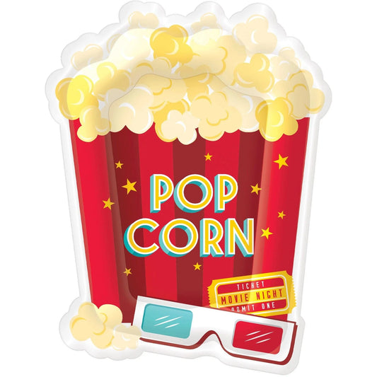 Movie Night Popcorn Plates