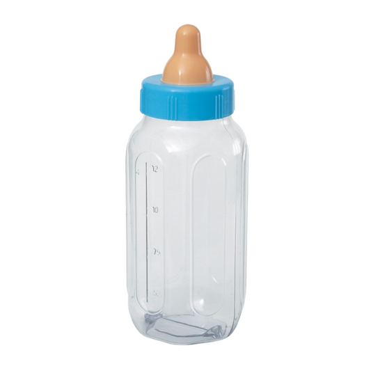 Blue Baby Bottle Bank 11"