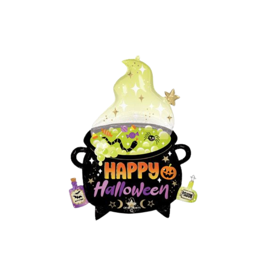 Witches Brew Cauldron Happy Halloween 30"