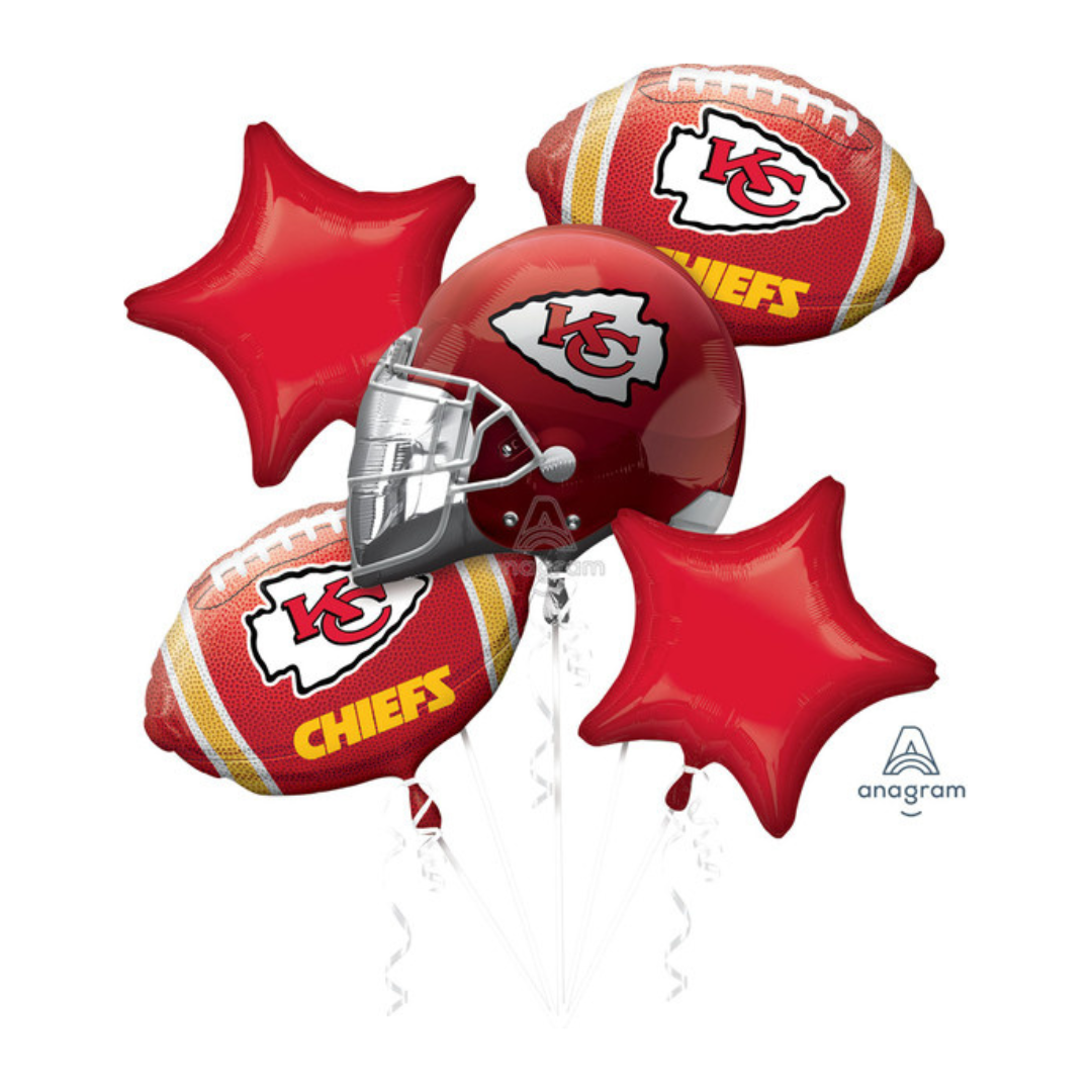 Chiefs 5 Balloon Bouquet