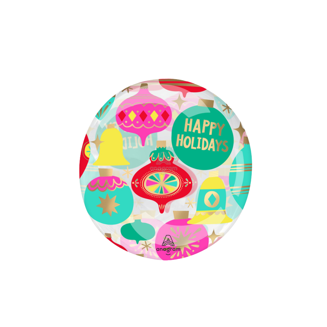 16"Clearz Christmas Oh What Fun Ornaments